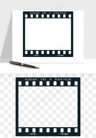 电影黑胶胶片png免抠