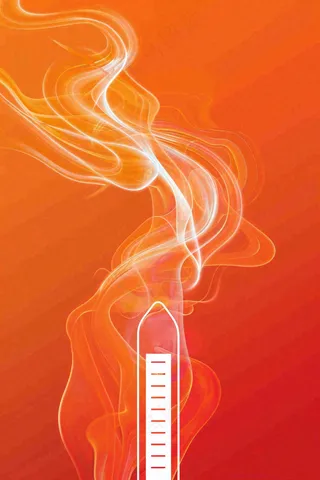 高温预警通知公告背景