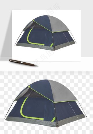 帐篷露营篝火png免抠