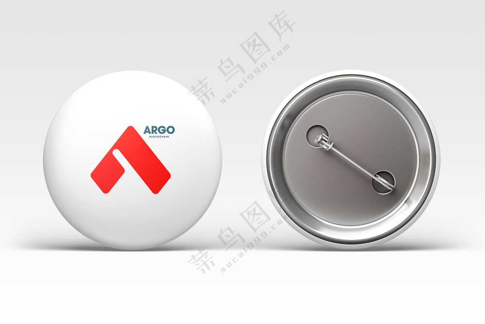 金属徽章胸章胸牌logo吧唧文创样机-1