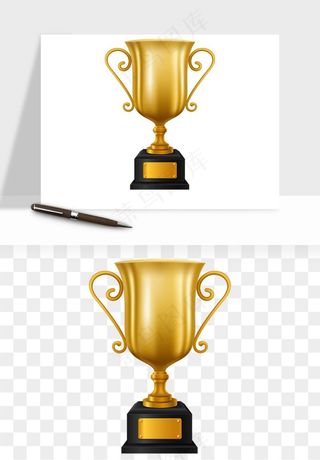 荣誉奖杯冠军金奖png免抠