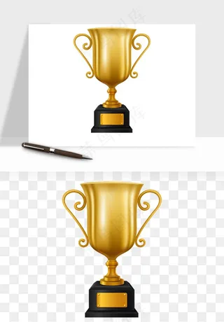 荣誉奖杯冠军金奖png免抠