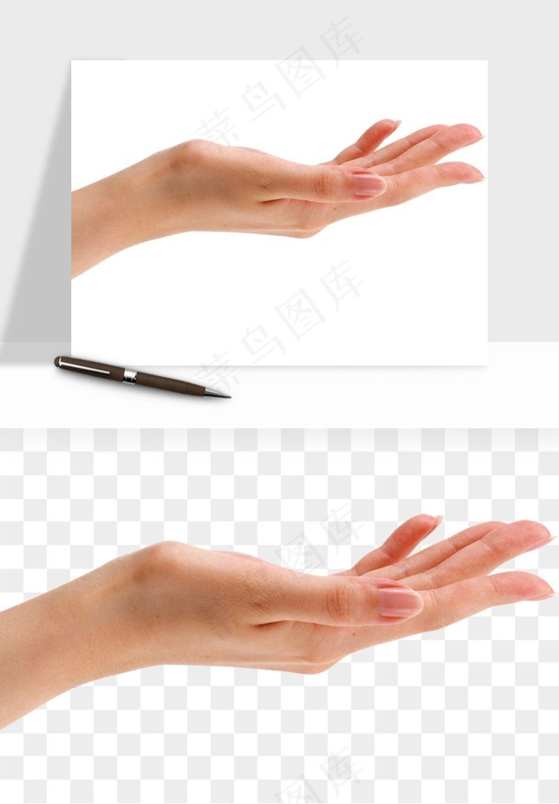 手势手部动作手指png免抠