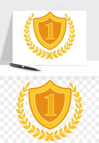 盾牌护盾认证品质徽章png免抠