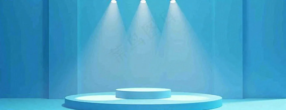 数码科技线光几何背景