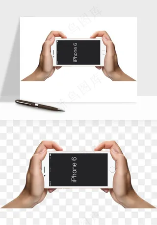 手拿手机素材png免抠