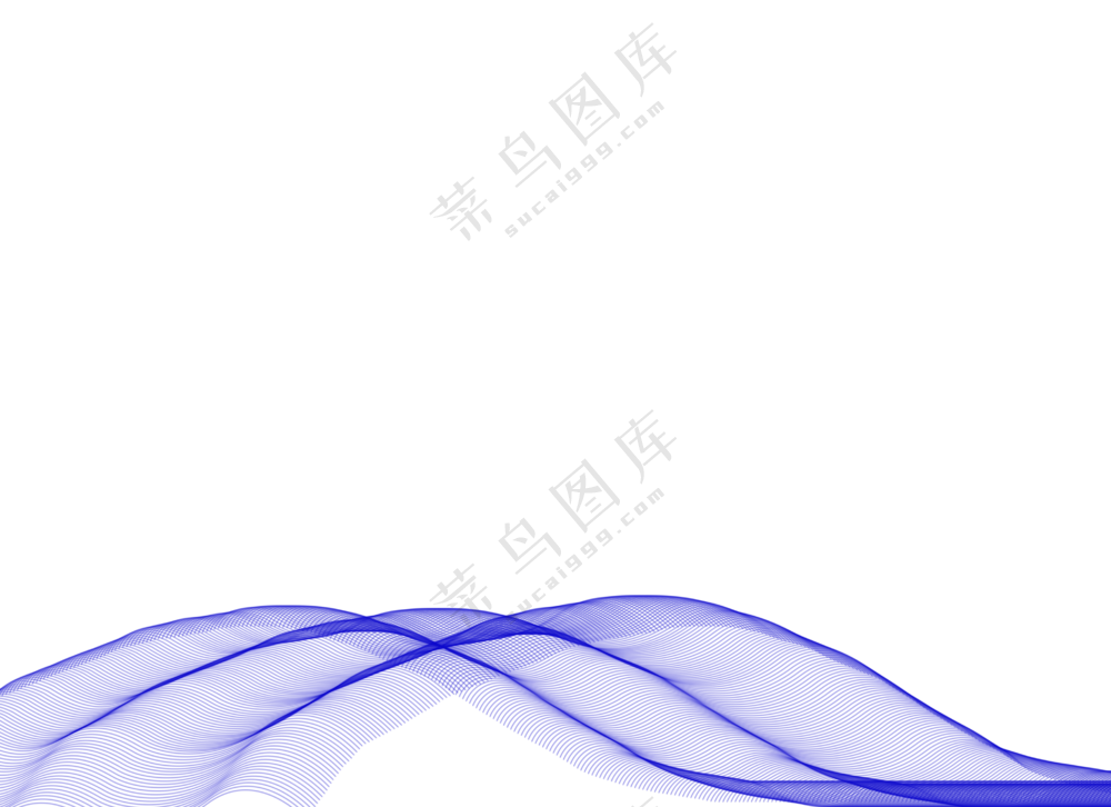 蓝色科技线条