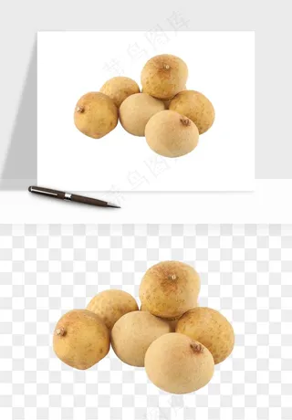 龙眼桂圆水果png免抠