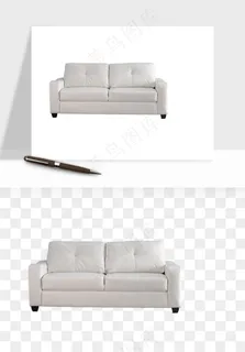 现代沙发家具png免抠
