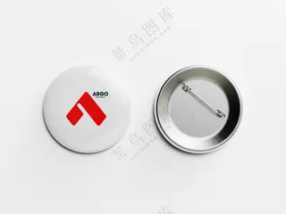 金属徽章胸章胸牌logo吧唧文创样机-9