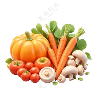 各种蔬菜的集合