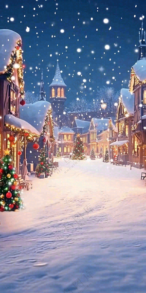 平安夜圣诞节背景