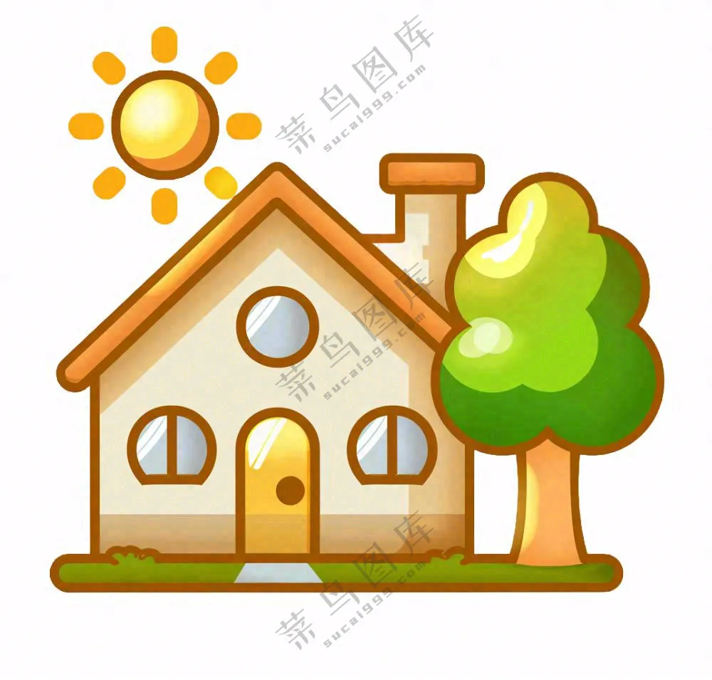 房屋小房子宠物家居卡通免抠