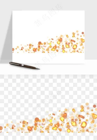 彩色光斑梦幻光点png免抠