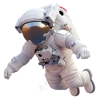 宇航员漂浮