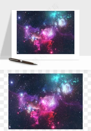 科幻星空宇宙银河系背景