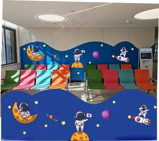 太空素材墙绘星空文化墙宇宙探险