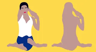 瑜伽体式 牛面式