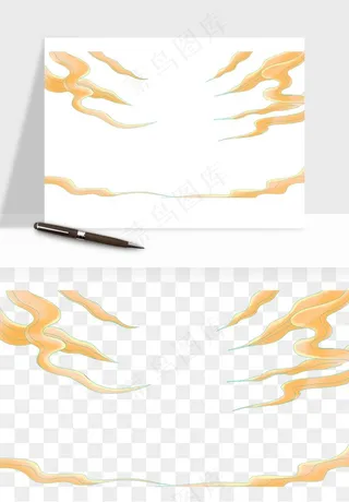 国潮祥云海浪云层云彩png免抠