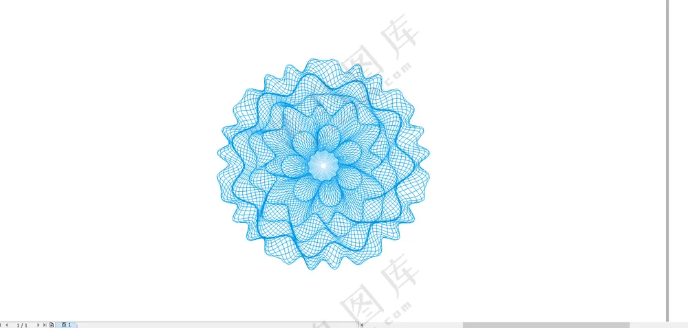 团花，防伪团花