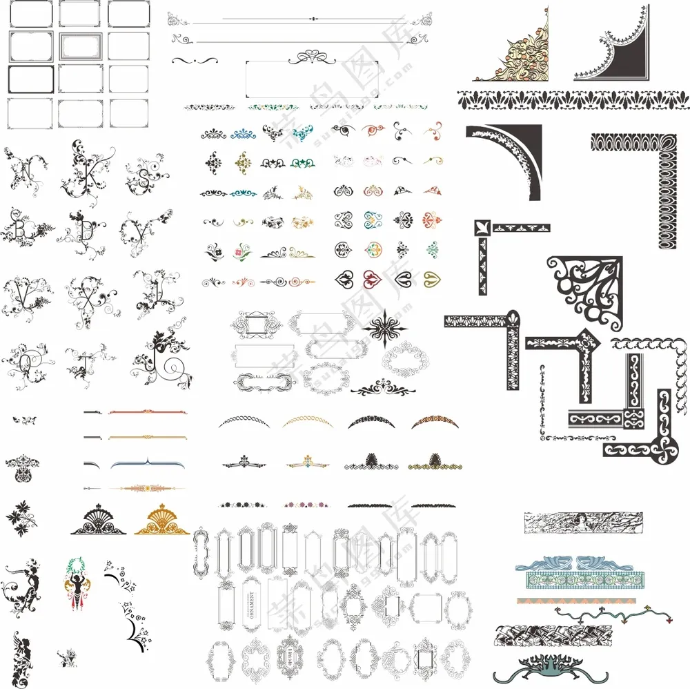 花纹花边合集