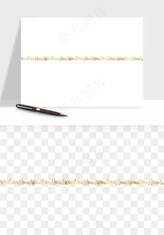 金色植物花环边框png免抠