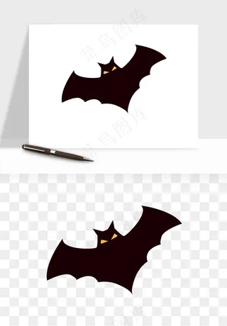 卡通蝙蝠png免抠