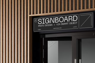 01店铺招牌门头LOGO样机