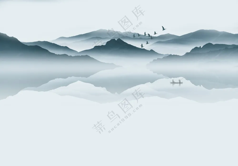 水墨风背景素材