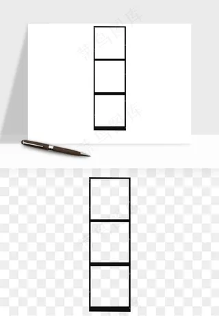 电影黑胶胶片元素png免抠