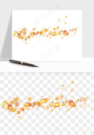 彩色光斑梦幻光点png免抠