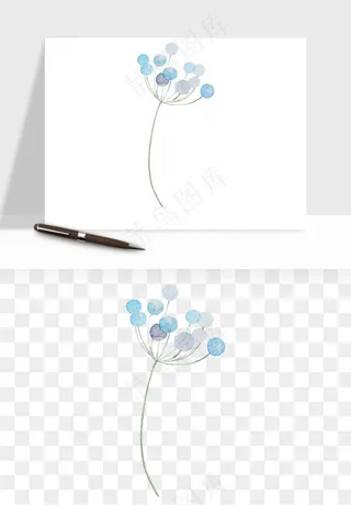 唯美蒲公英种子png免抠