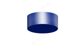 立体蓝色柱子
