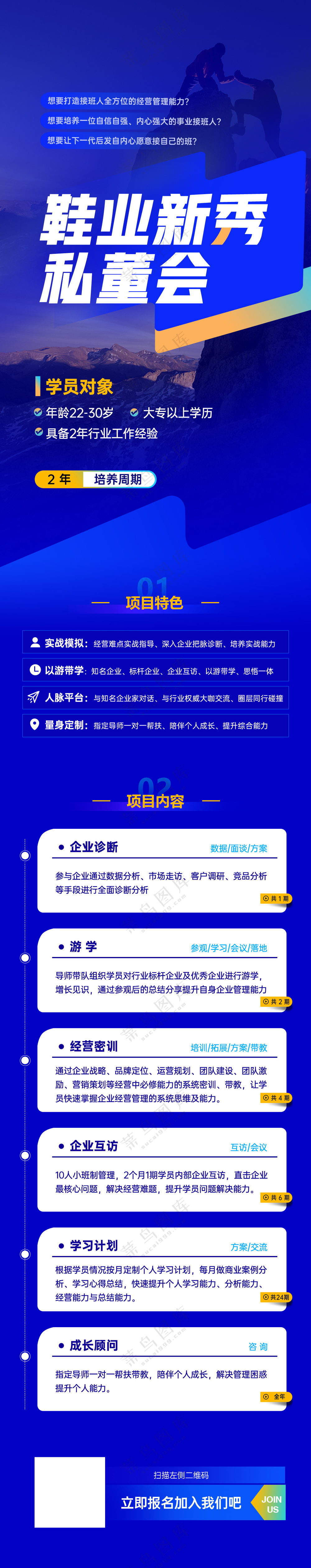线上教育详情页宣传长图培训班海报模板PS源文件素材P10