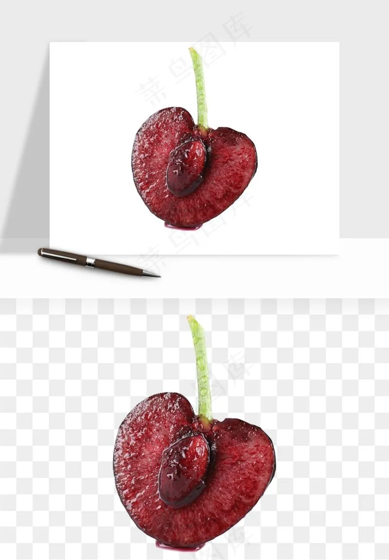 樱桃车厘子水果png免抠