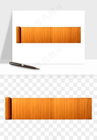 古风竹简卷轴书籍png免抠