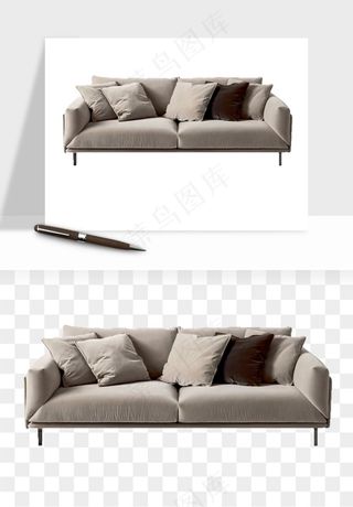 现代沙发家具png免抠