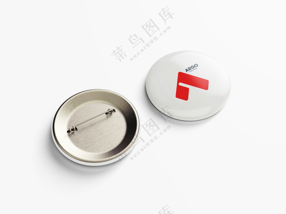 金属徽章胸章胸牌logo吧唧文创样机-8