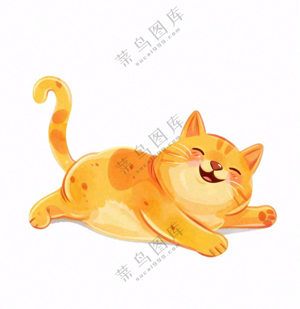 萌宠宠物卡通小猫可爱免抠