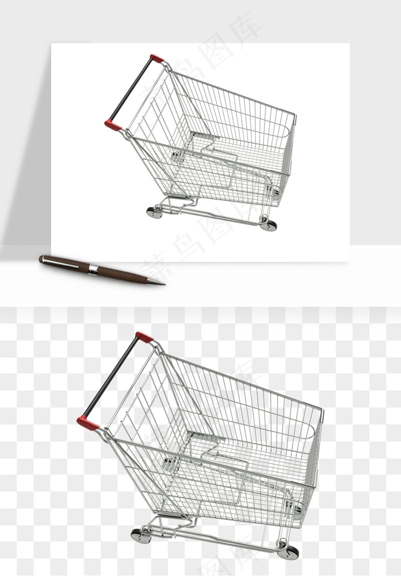 购物车购物篮png免抠图