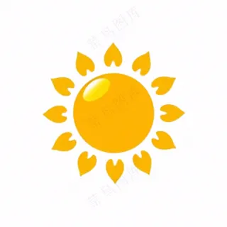 太阳天气卡通免抠