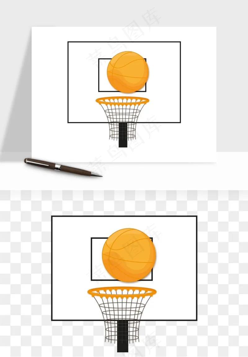 篮球篮球架png免抠