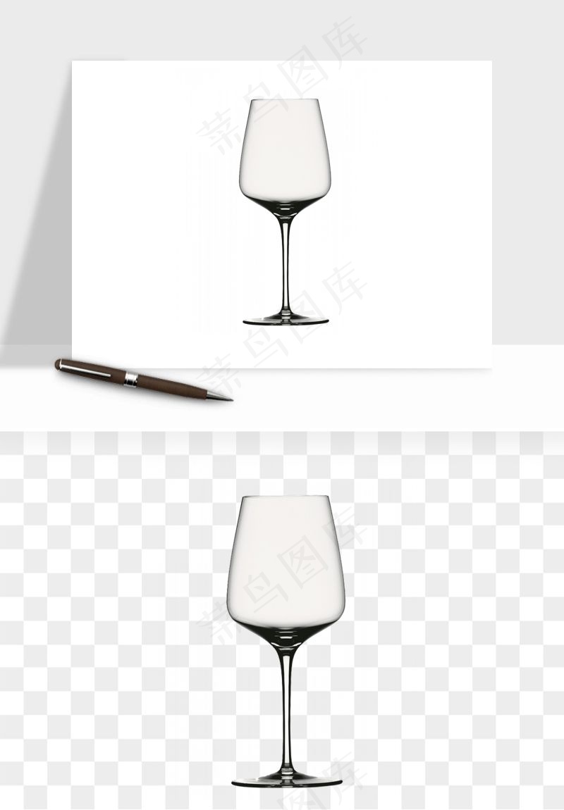 红酒玻璃酒杯png免抠