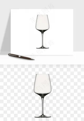 红酒玻璃酒杯png免抠