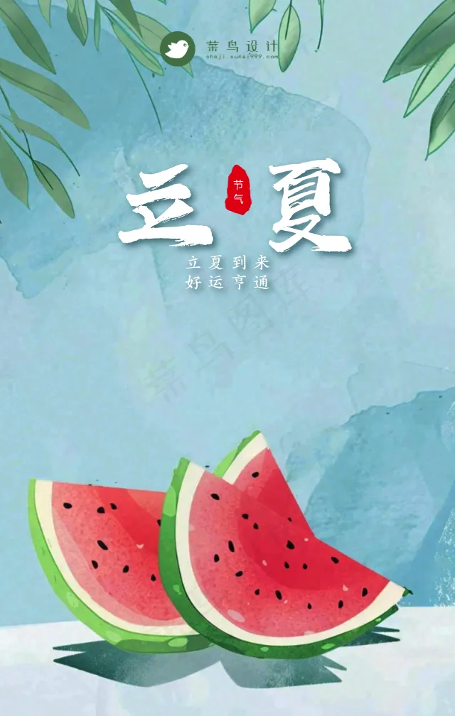 立夏手机海报