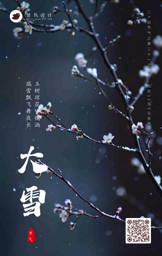 大雪手机海报
