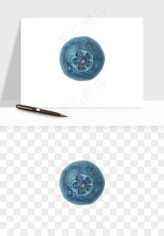 蓝莓水果png免抠