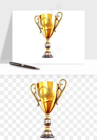 荣誉奖杯冠军金奖png免抠