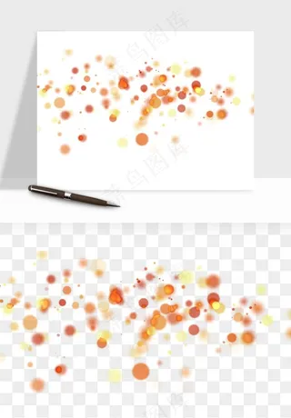 彩色光斑梦幻光点png免抠