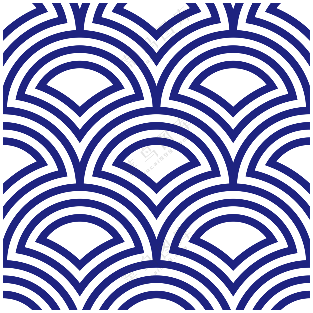 波浪底纹图案 (10)